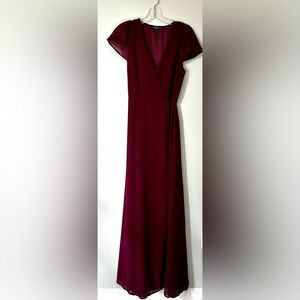 Women’s V-Neck Floor Length Dress